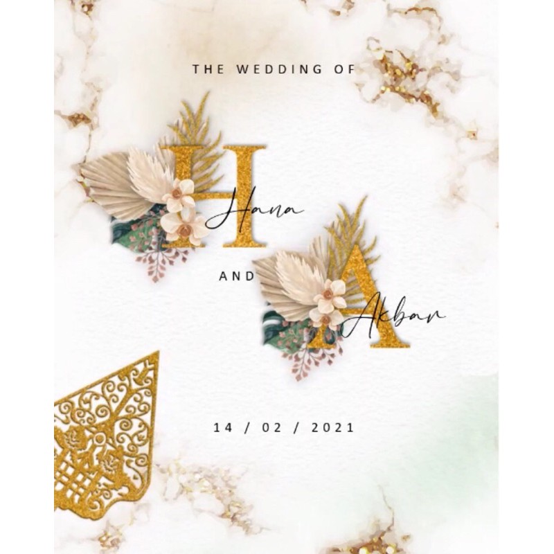 Undangan digital / undangan video cantik jawa 2021