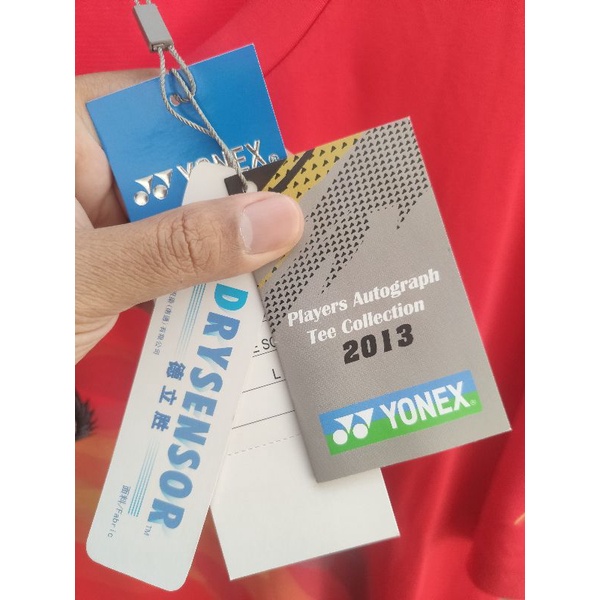 jersey yonex player autograph 2013 Taufik hidayat langka