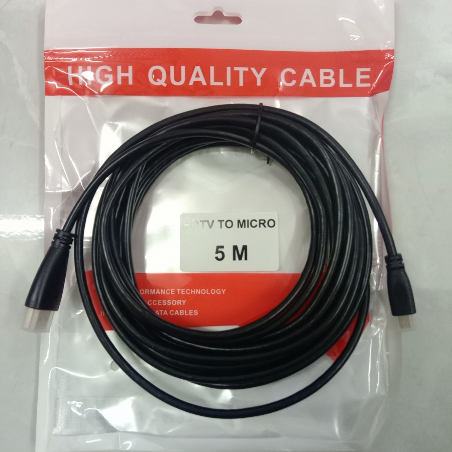 kabel Hdmi To HDMI Micro 5 meter / kabel hdmi to micro 5meter/micro hdmi