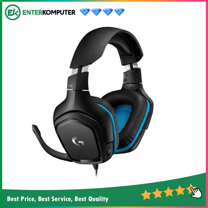 Headset Logitech G431 Gaming Headset