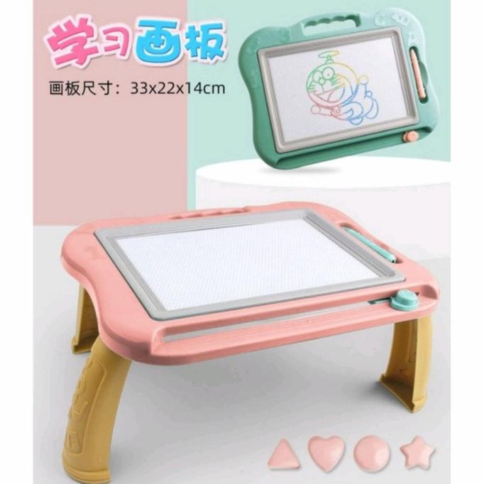 

Mainan Edukasi Anak Meja Papan Tulis Mini Painting Mini Magnetic Board