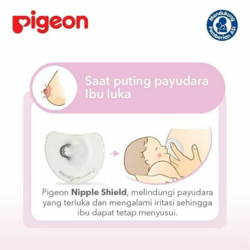 Pelindung Puting Ibu Pigeon/Natural Fit Nipple Shield