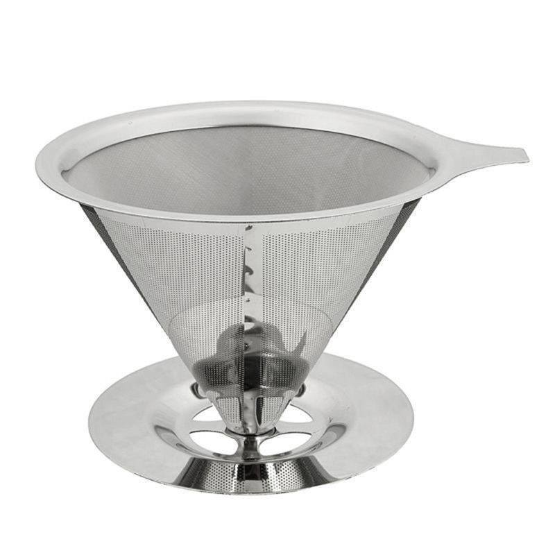 Filter Penyaring Kopi Double Layer Cone Coffee Dripper - V60