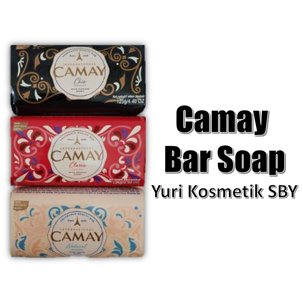 Camay Bar Soap 125gram & 80 gram / Camay Sabun Batang / Camay Sabun Mandi / SALE ! ☘️Yuri Kosmetik☘️