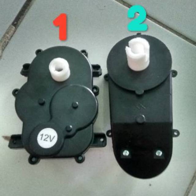 Gearbox setir 12V mobil mainan aki
