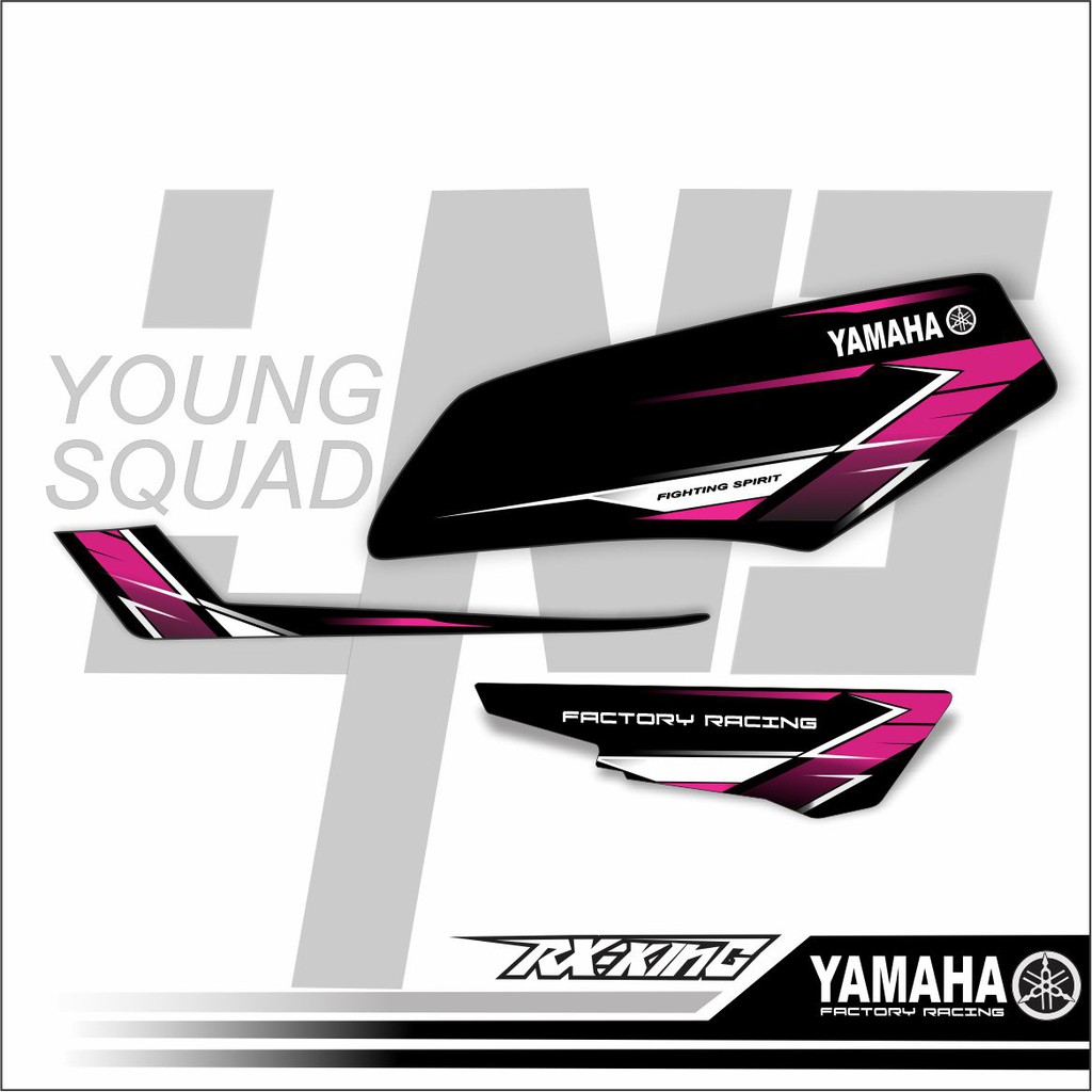 PROMO BISA COD Striping Rx Spesial Variasi - sticker Motor Variasi RX SPECIAL YOUNG SQUAD 9