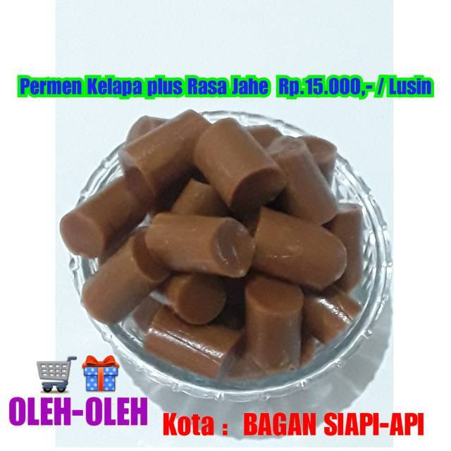 

Permen Kelapa plus Rasa Jahe Rp.15.000,- /Lusin. Food Healthy Oleh-Oleh Khas Kota Bagan Siapi-api OK