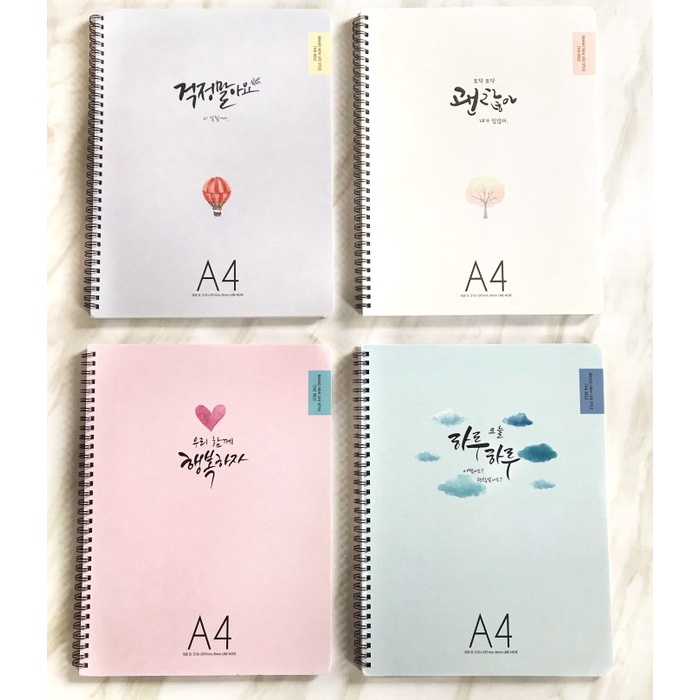 

Hot Sale Buku Tulis Notebook A4 Pastel Korea Trendi