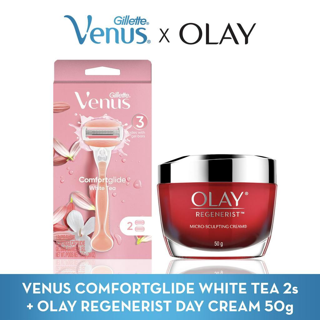 Gillette Venus Comfortglide Razor + Olay MSC RG Day 50gr