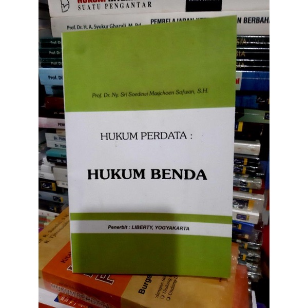 Buku HUKUM BENDA (SRI SOEDEWI)