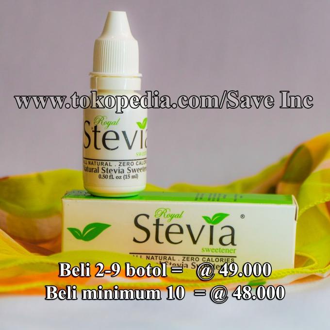 

Gula Stevia Stefia Pemanis Cair Alami Utk Diabetes & Diet ZERO KALORI