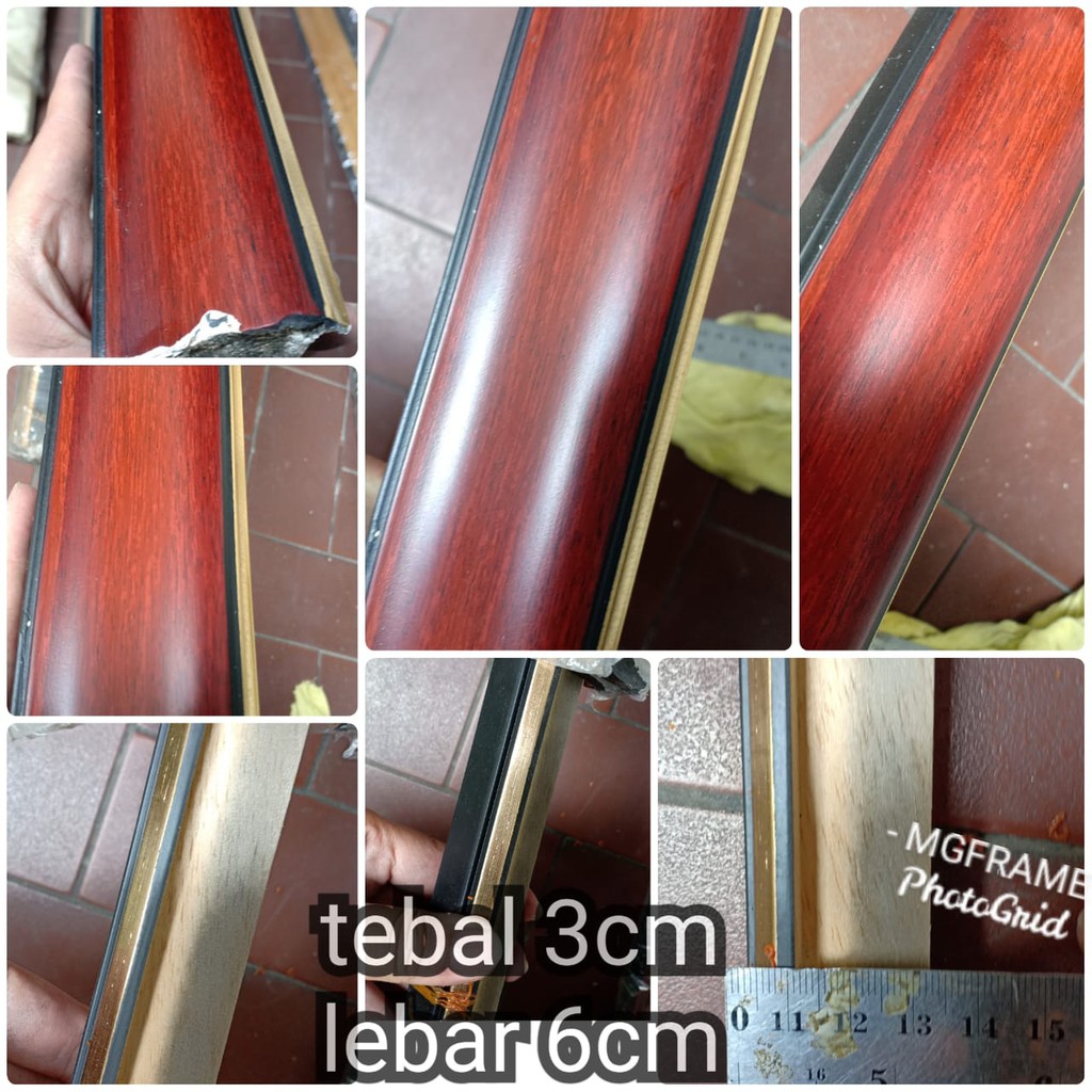 BATANGAN PIGURA 6CM PANJANG 1 METER