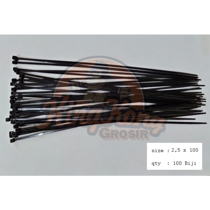 

Promo !! Kabel Cable Ties Tie Tis Tali Krek 10 Cm Nylon Nilon Isi 100 Pcs