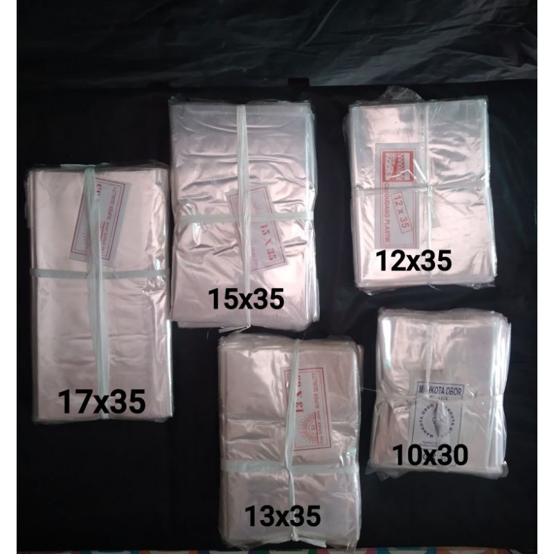 PLASTIK PP TIPIS, PLASTIK TAHU 10x30