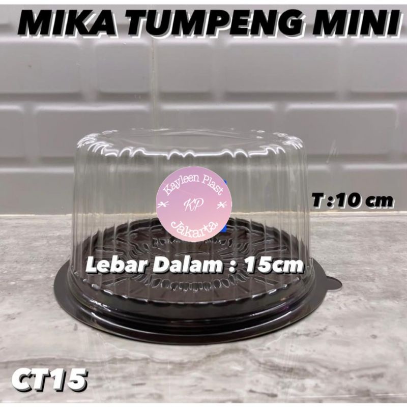 (ISI 10) Mika Tumpeng Mini CT15/ CT-15 / CT 15 Mika bolu bulat / Tempat puding