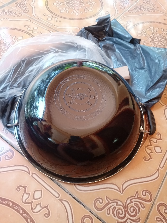 Wajan Enamel Anti Lengket Diameter 32 36cm Tinggi 10cm/wajan/penggorengan Kr.88