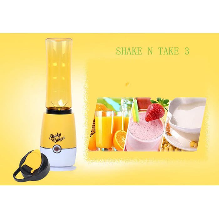 Blender Shake N Take Sporty Plus Botol Minum Jus Gelas Mini Fruit Tumbler Smoothie Buah Colorful