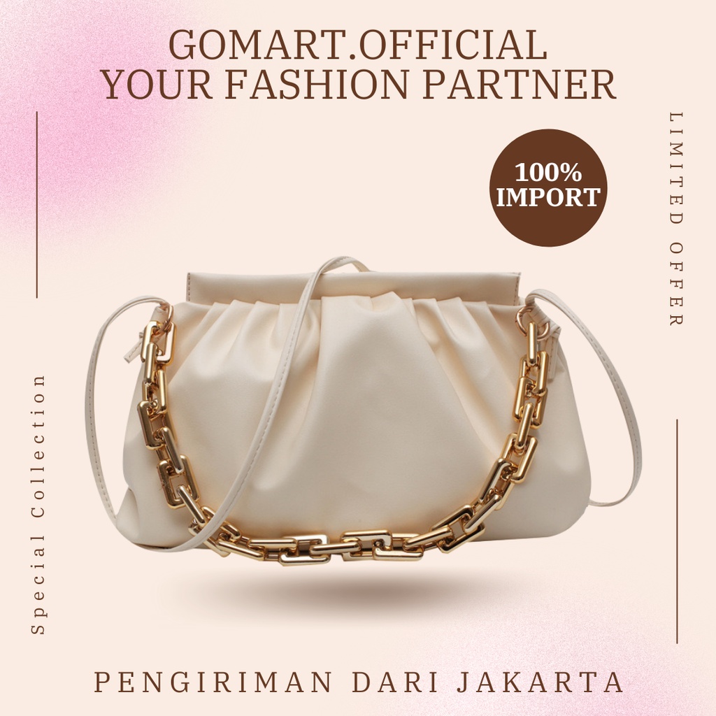 Tas Wanita Fashion Korea Terbaru Model Kekinian Tas Selempang Wanita Import Model - Tas Wanita Import Fashion Korea - Tas Wanita Kekinian Model 2 Tali - SL48