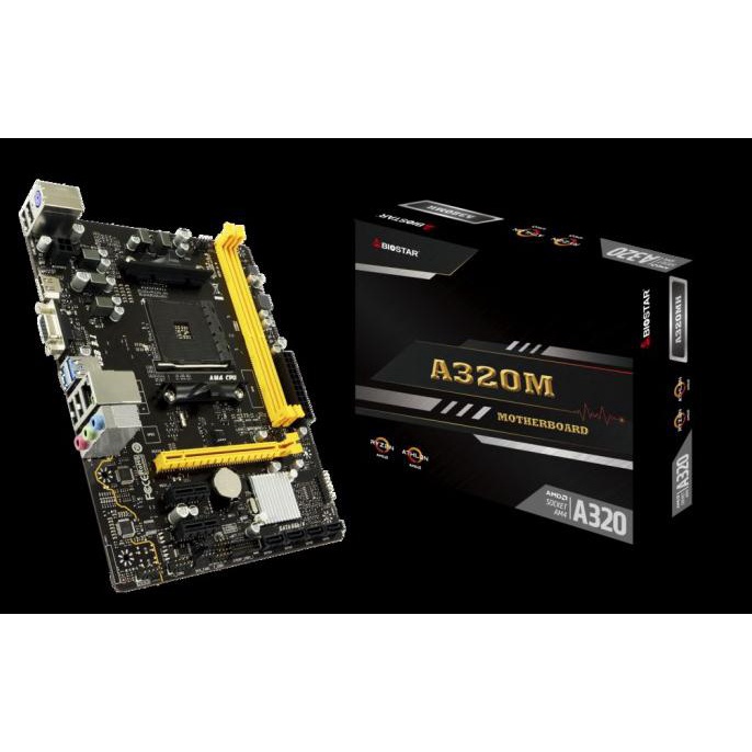 Hanya Disini] Biostar A320Mh Motherboard Amd Am4 A320M A320