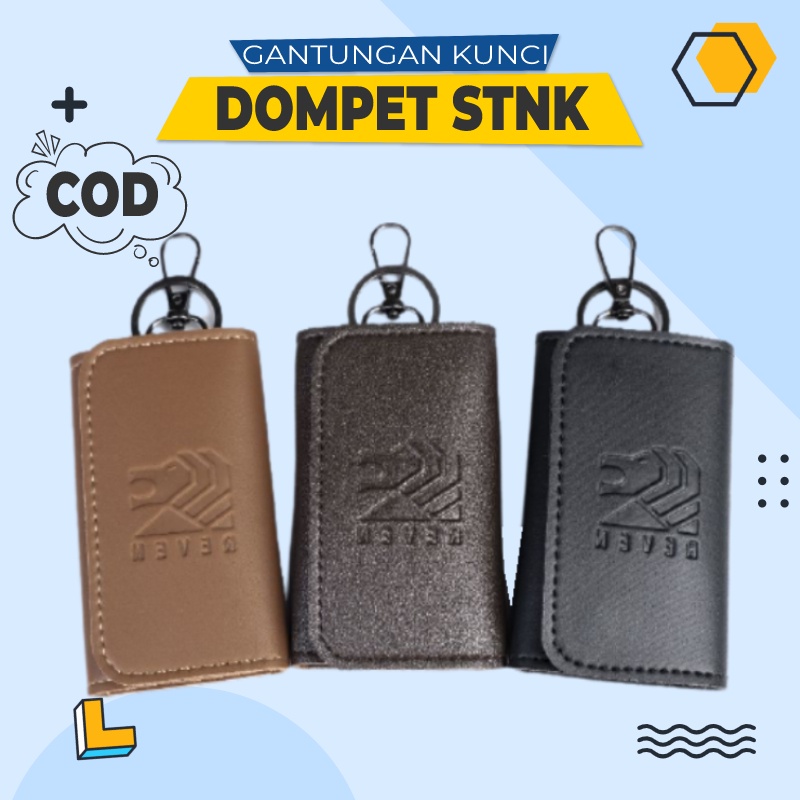 Dompet Gantungan Kunci Mobil Motor Pria Wanita Dompet Stnk Mobil Motor Ekslusif