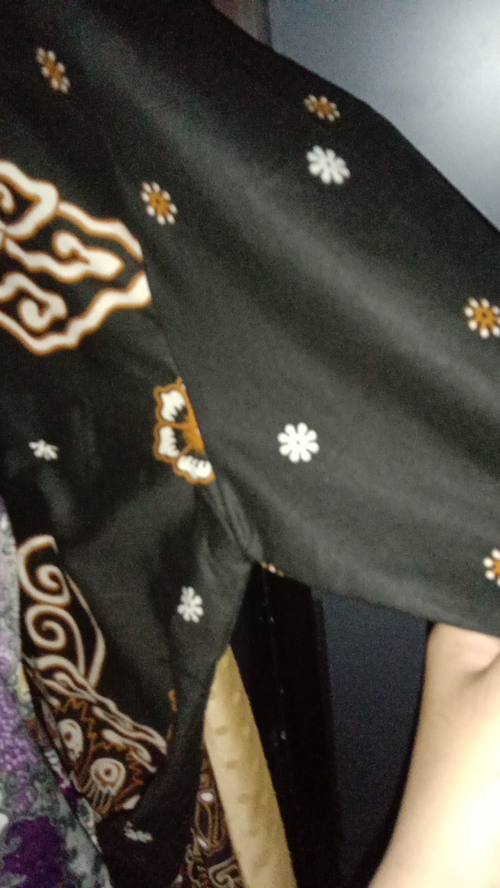 Kemeja Hem Original Sm Batik Solo Eksklusif  Bahan Katun Sragenan Full Furing Kualitas High Quality