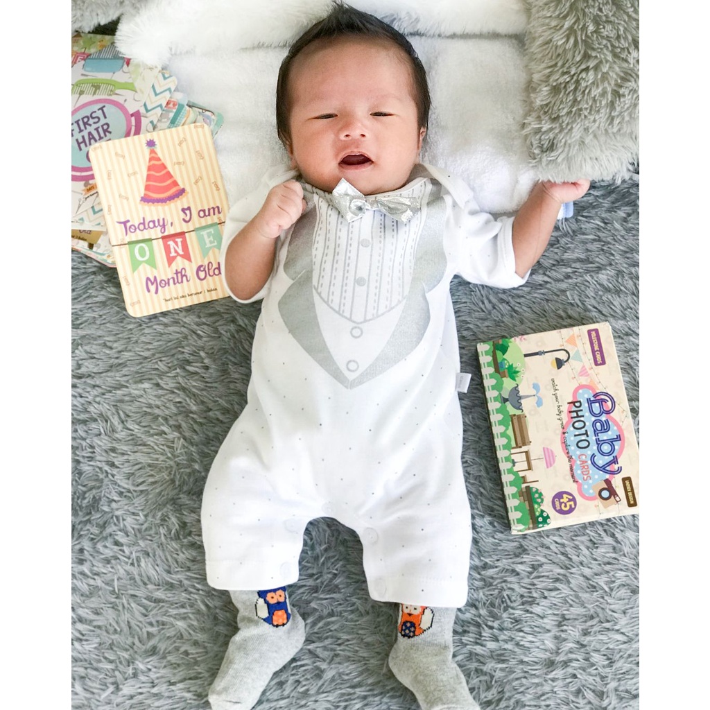 Baby Milestone Card Kartu Foto Lucu Bayi 45pcs Baby Cards Photo Foto Bayi selfie card photocard asesoris selfi fotografi Milestone Mile StoneCard