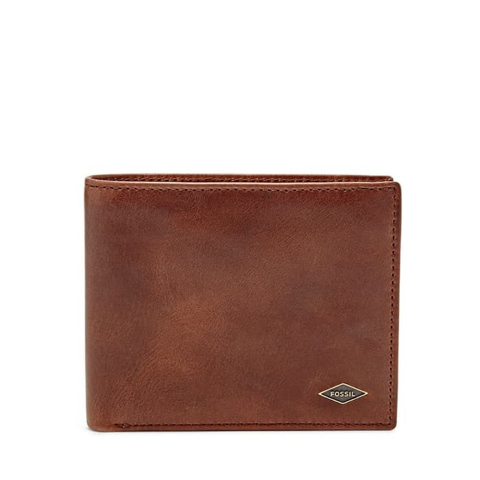 Dompet Pria Fossil Bifold Dark Brown