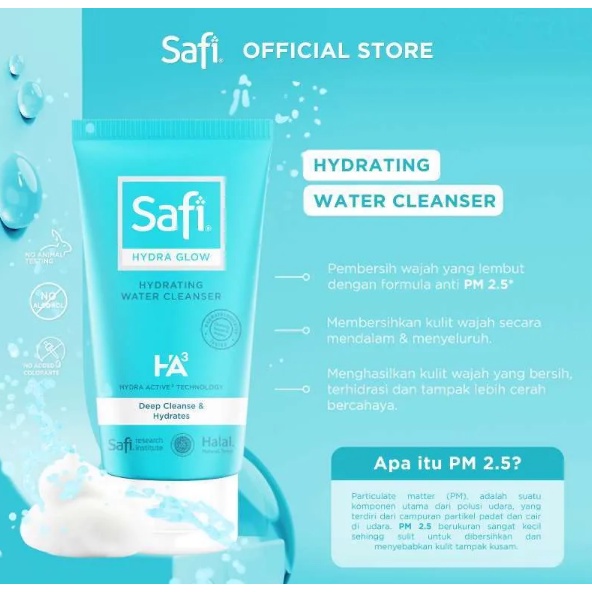 Safi Hydra Glow Hydrating Water Cleanser 125gr