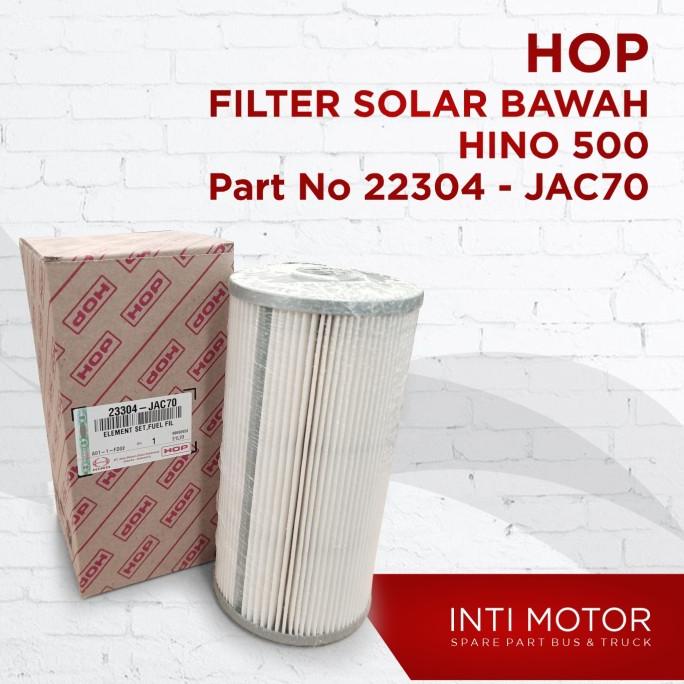 HOP - FILTER SOLAR BAWAH - 22304JAC70 - TRUK HINO 500 ONDERDIL SPAREPART BUS TRUK SUKU CADANG