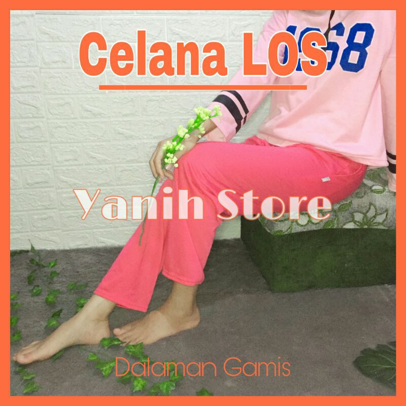 Celana dalaman gamis LOS bahan kaos size Standar & Jumbo
