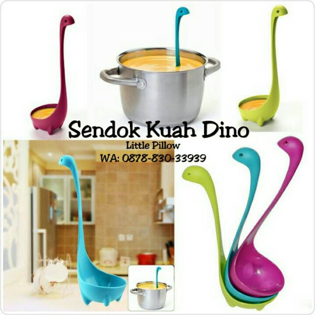 Sendok Kuah Dino/Centong Kuah/Centong Plastik/Sendok Kuah Berdiri