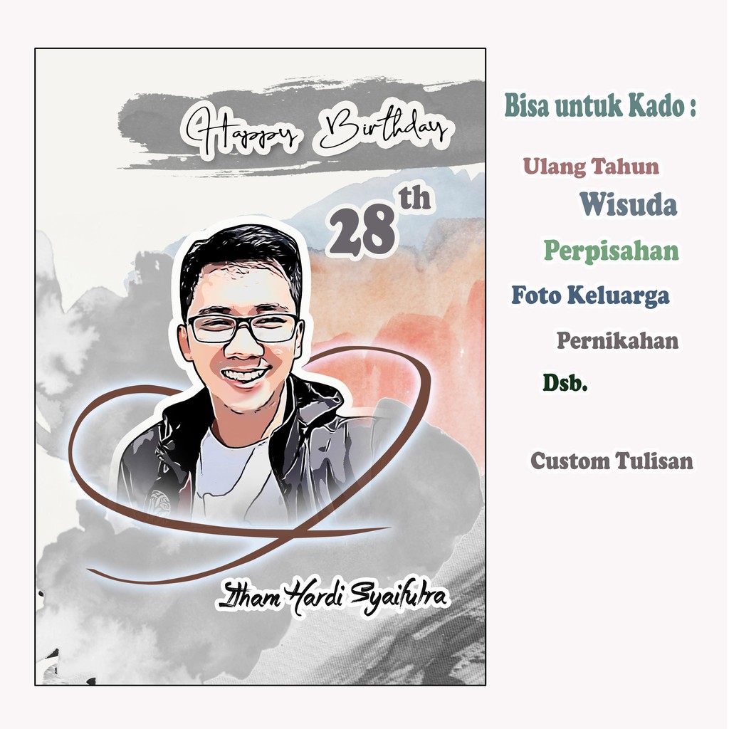 

(SoftFile) Kado Spesial Karikatur Custom Tulisan - Neon Type - Saffana Desain