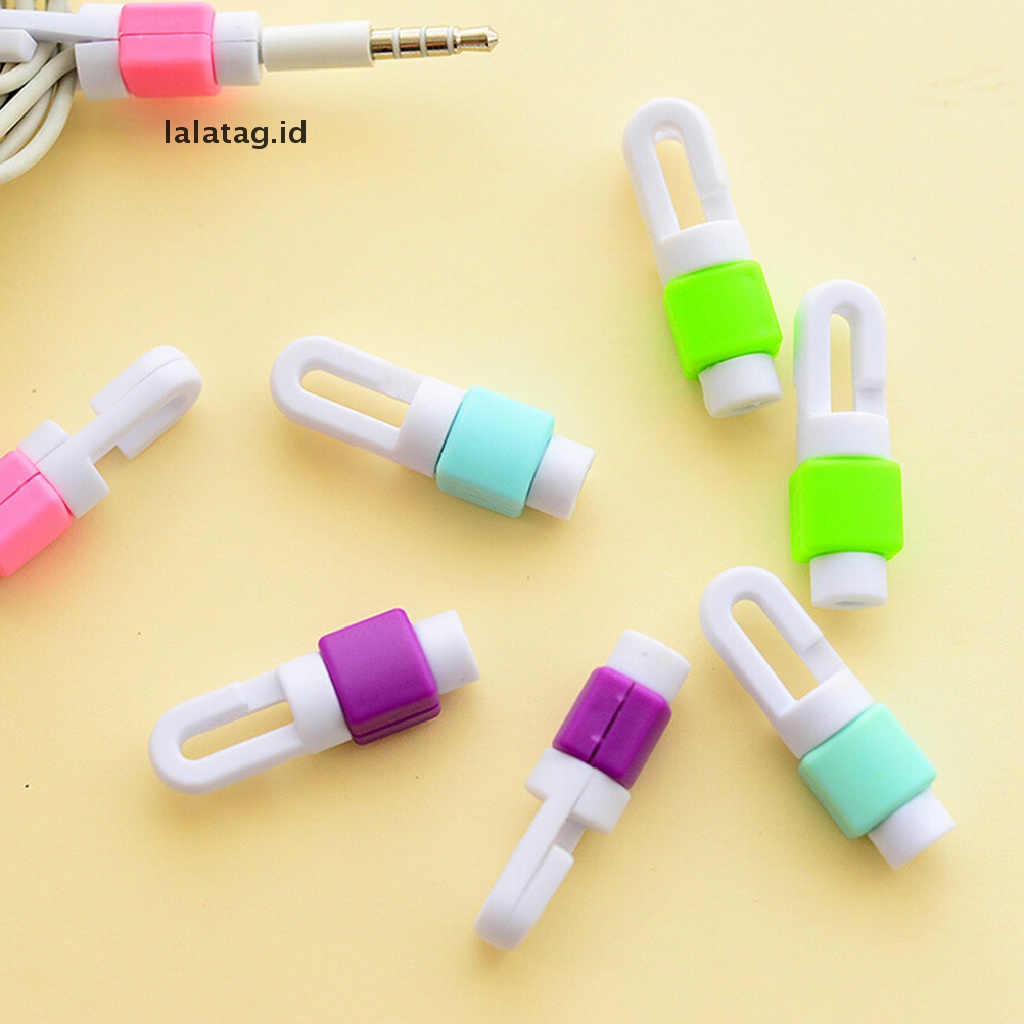 (Flyag) 2pcs Pelindung Kabel Data / Charger / Earphone Anti Putus