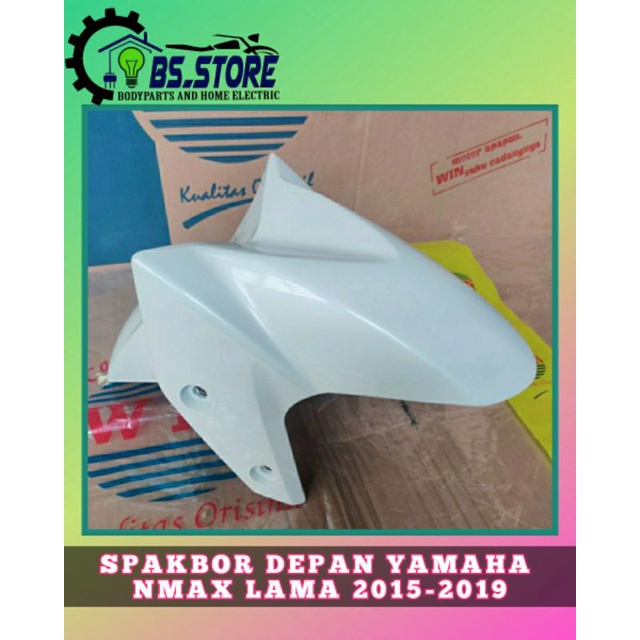 SPAKBOR DEPAN YAMAHA NMAX LAMA 2015 2016 2017 2018 2019 PUTIH | FRONT FENDER YAMAHA NMAX LAMA 2015-2019