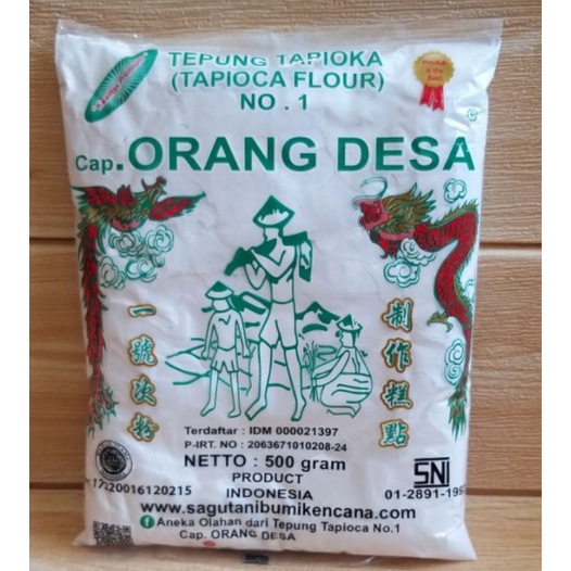 

TEPUNG TAPIOKA CAP ORANG DESA - 500GR