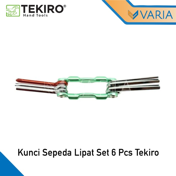 Kunci Sepeda Lipat Bike Toolkit Set 6 Pcs Tekiro WR-BK0317