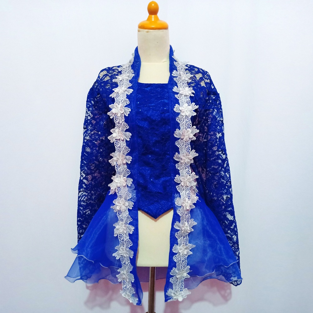 KEBAYA BROKAT KUTUBARU PEPLUM BORDIR / KEBAYA MURAH / KEBAYA MUSLIM / KEBAYA WISUDA MODERN