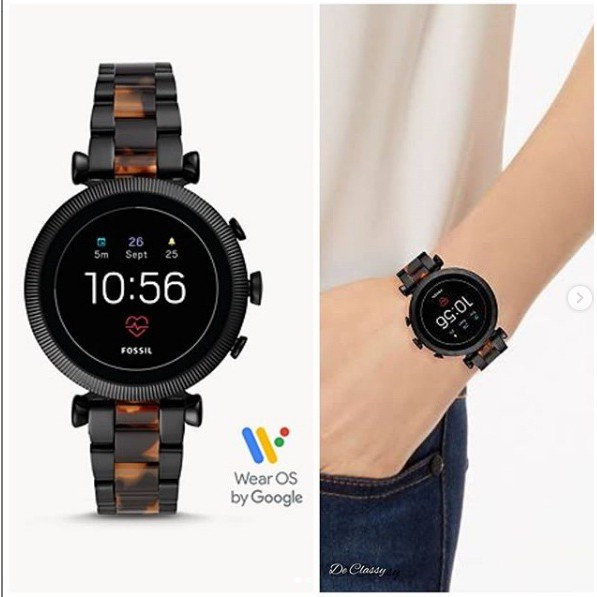 fossil two tone smartwatch