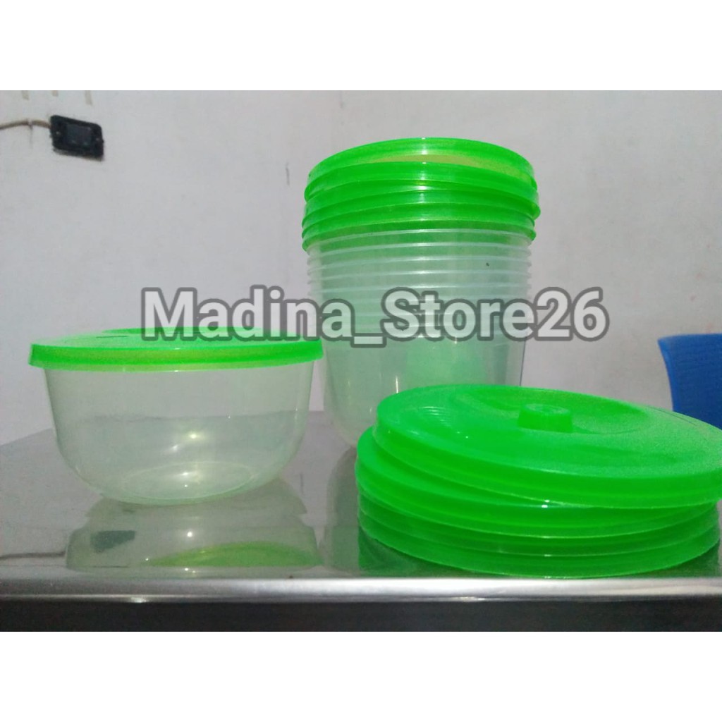 TERBAIK Mangkok Gule Warna 300ml Food Container Box Tempat Makanan Plastik Thinwall