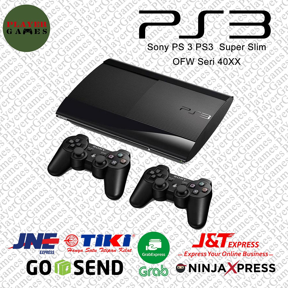 SONY PS3 PS 3 SUPER SLIM OFW CECH 40XX 500GB - 250GB HITAM