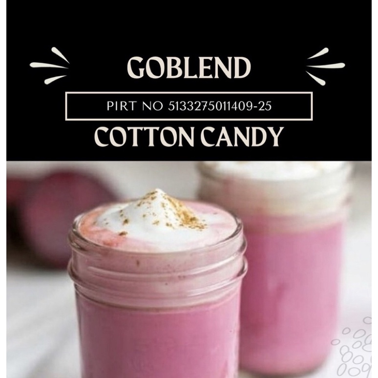 

Bubuk Minuman cotton candy 1kg / bubuk minuman rasa cotton candy 1kg / cotton candy powder 1kg