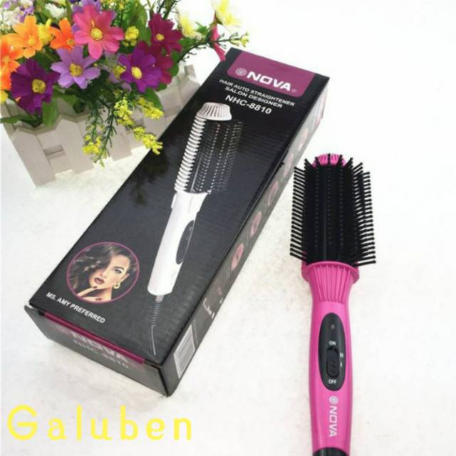 CATOK NOVA SISIR RAMBUT AUTO STRAIGHTENER NHC 8810/