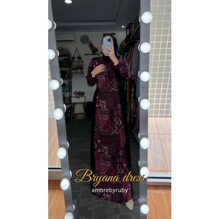 TERBARU BRYANA DRES&quot;DRES ELEGAN SUPER CANTIK &quot;ORIGINAL AMORE BY RUBY