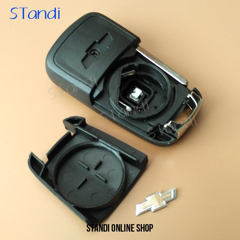 Casing Kunci Lipat Flip Key Chevrolet Spin Orlando Trax Cruze Aveo