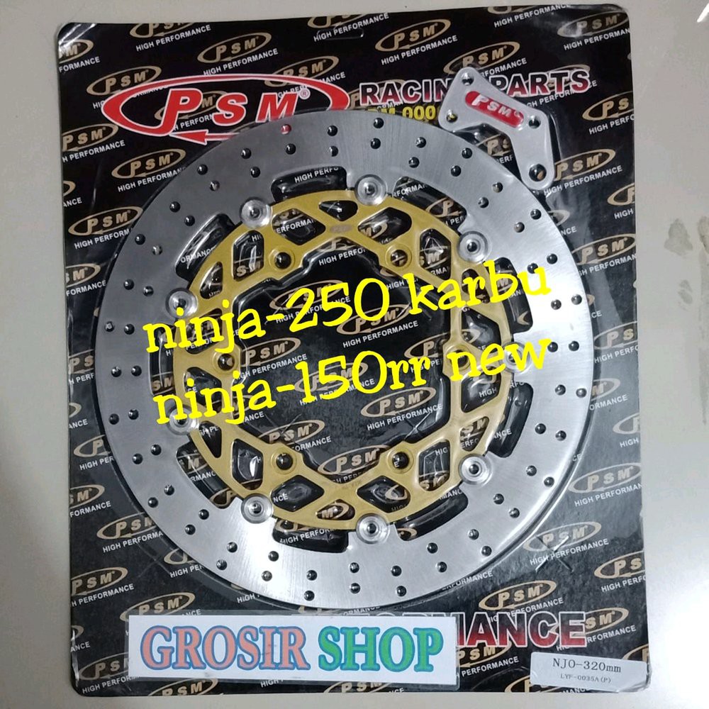 Jual piringan psm ninja 250 karbu ninja 150 rr new piringan cakram dep
