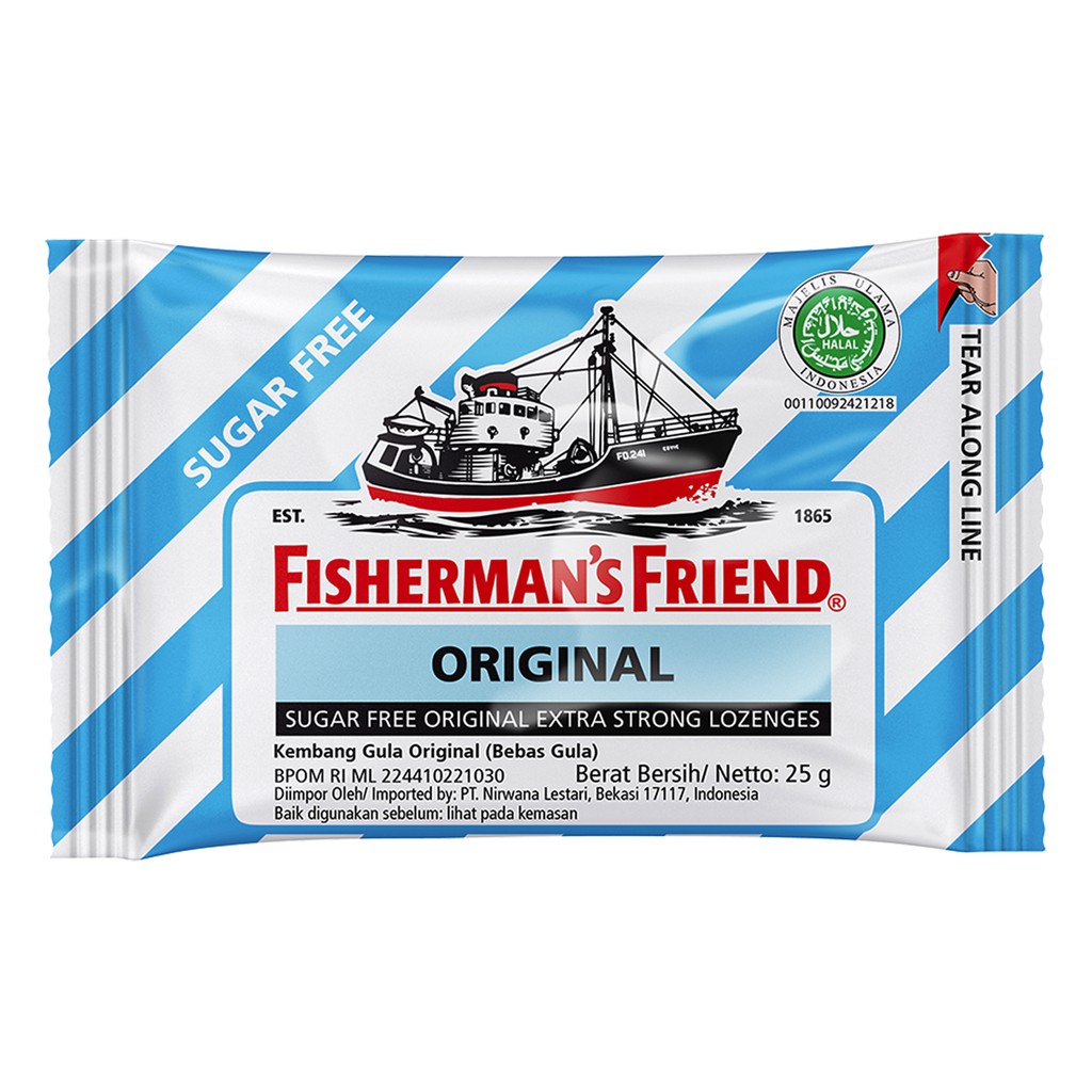 

FISHERMANS FRIEND Original Extra Strong Mint Candy 25g -Permen Menthol