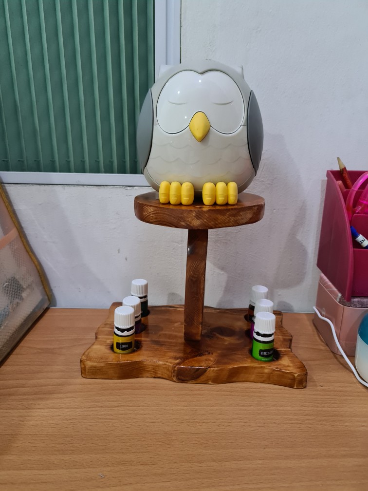 Ready Stock Rak Essential Oils Diffuser Owl Atau Dessert Mist 6 Slot