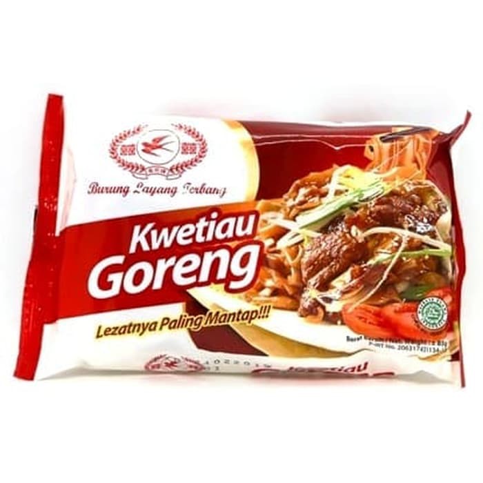 [HALAL] Kwetiau GORENG cap Burung Layang Terbang Wallet 85gr Kwetiaw Instan