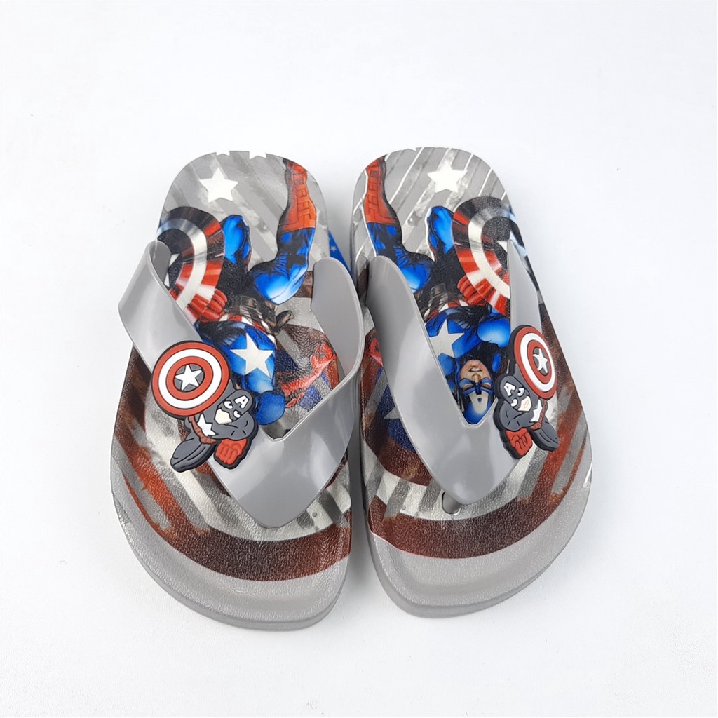 Sandal jepit anak laki Captain America Alea kae Rz.21.004 26-30