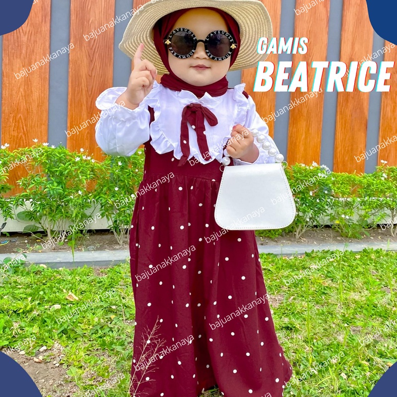 2-5TH GAMIS ANAK BEATRICE LONG DRESS ANAK PEREMPUAN GAMIS ANAK KOREA BY MYBEE